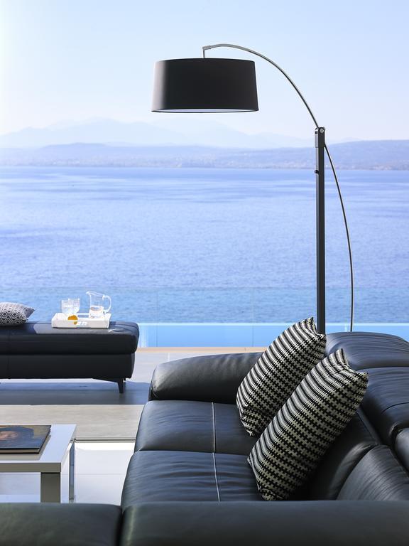 Beachfront Villa In Crete - Epavli Luxury Villa Agia Pelagia  Exterior photo